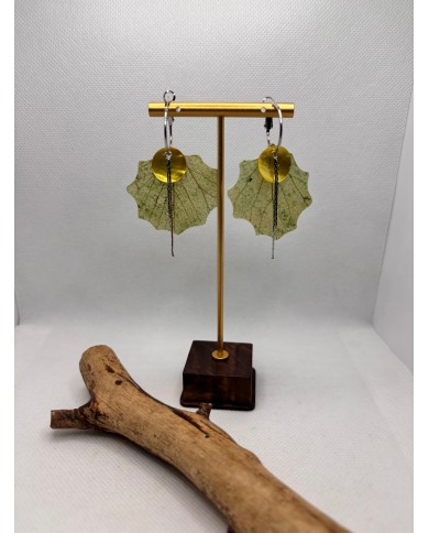 EDICIÓN LIMITADA pendientes artesanos de hoja natural