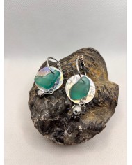 EDICIÓN LIMITADA pendientes artesanos de cristal marino