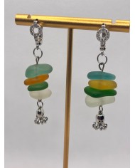 EDICIÓN LIMITADA pendientes de cristal marino o seaglass