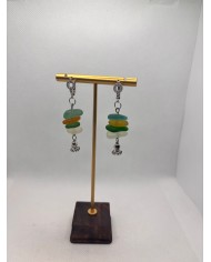 EDICIÓN LIMITADA pendientes artesanos de cristal marino