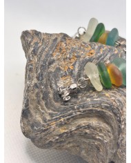 EDICIÓN LIMITADA pendientes artesanos de cristal marino