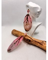 EDICIÓN LIMITADA pendientes artesanos de hoja natural