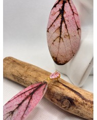 EDICIÓN LIMITADA pendientes artesanos de hoja natural