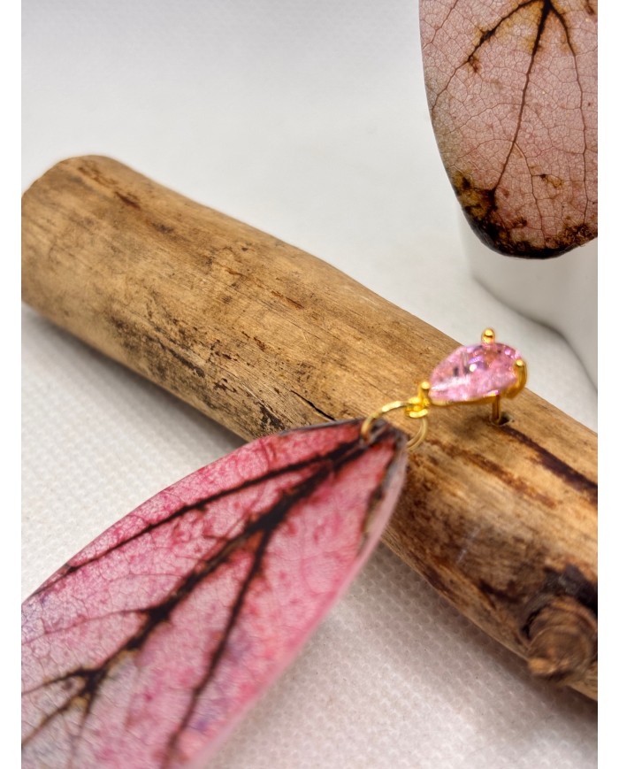 EDICIÓN LIMITADA pendientes artesanos de hoja natural