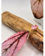 EDICIÓN LIMITADA pendientes artesanos de hoja natural