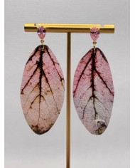EDICIÓN LIMITADA pendientes artesanos de hoja natural