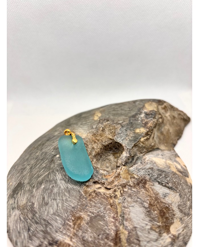 COLGANTE DE CRISTAL MARINO O SEAGLASS