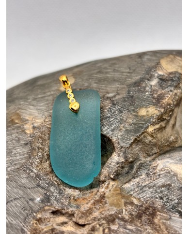 COLGANTE DE CRISTAL MARINO O SEAGLASS