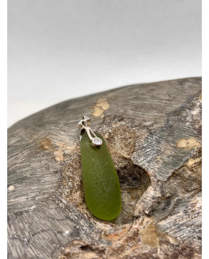 COLGANTE DE CRISTAL MARINO O SEAGLASS