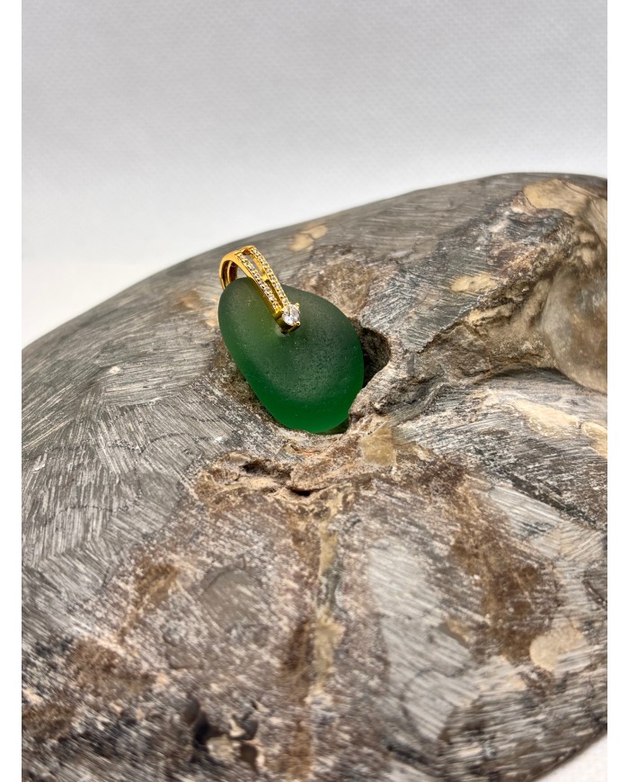COLGANTE DE CRISTAL MARINO O SEAGLASS