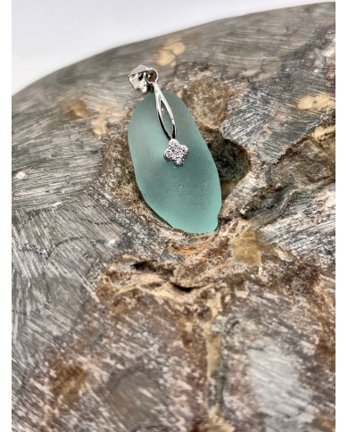 COLGANTE DE CRISTAL MARINO O SEAGLASS