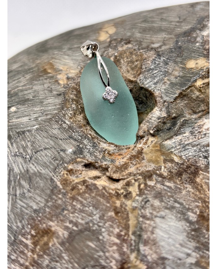 COLGANTE DE CRISTAL MARINO O SEAGLASS