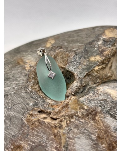 COLGANTE DE CRISTAL MARINO O SEAGLASS