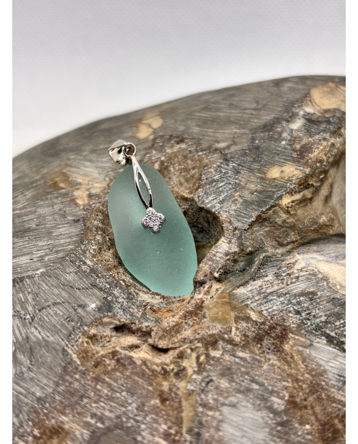 COLGANTE DE CRISTAL MARINO O SEAGLASS