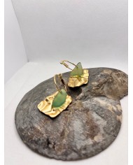 PENDIENTES ARTESANOS DE CRISTAL MARINO