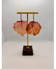 EDICIÓN ESPECIAL pendientes artesanos de hoja natural