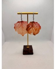 EDICIÓN ESPECIAL pendientes artesanos de hoja natural