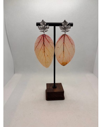 EDICIÓN LIMITADA pendientes artesanos de hoja natural