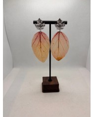 EDICIÓN LIMITADA pendientes artesanos de hoja natural