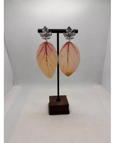 EDICIÓN LIMITADA pendientes artesanos de hoja natural