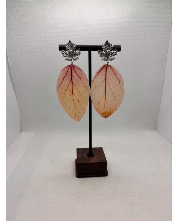 EDICIÓN LIMITADA pendientes artesanos de hoja natural