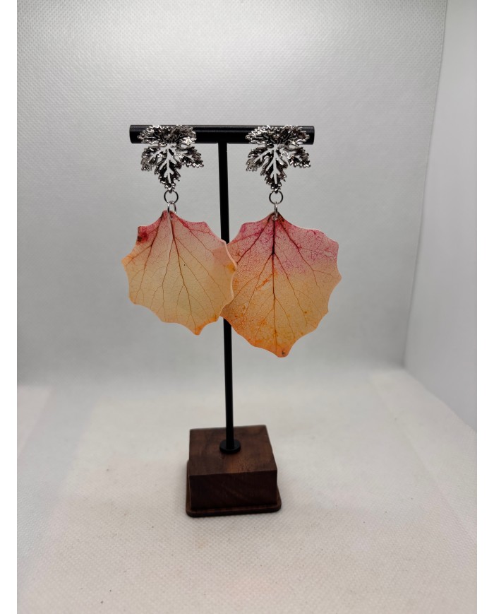 EDICIÓN LIMITADA pendientes artesanos de hoja natural