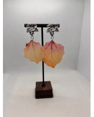 EDICIÓN LIMITADA pendientes artesanos de hoja natural