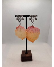 EDICIÓN LIMITADA pendientes artesanos de hoja natural