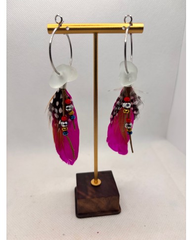 EDICIÓN LIMITADA pendientes de cristal marino