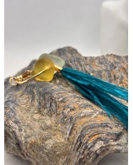 PENDINTES ARTESANOS DE CRISTAL MARINO