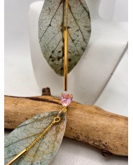 PENDIENTES DE CRISTAL MARINO