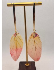 EDICIÓN LIMITADA pendientes artesanos de hoja natural