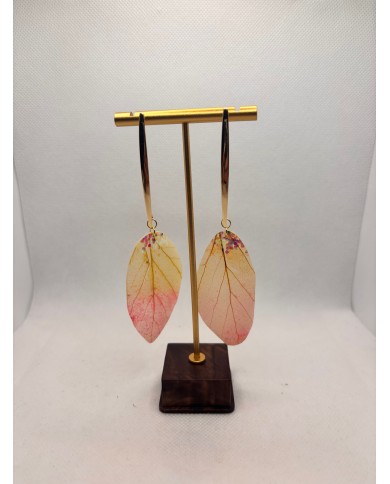 EDICIÓN LIMITADA pendientes artesanos de hoja natural