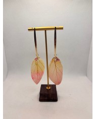 EDICIÓN LIMITADA pendientes artesanos de hoja natural