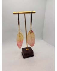 EDICIÓN LIMITADA pendientes artesanos de hoja natural