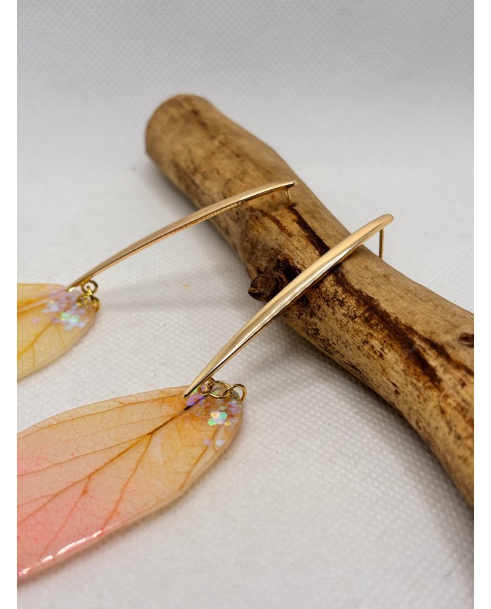 EDICIÓN LIMITADA pendientes artesanos de hoja natural