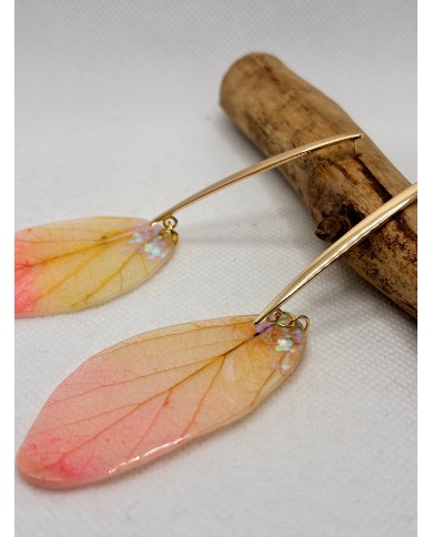 EDICIÓN LIMITADA pendientes artesanos de hoja natural
