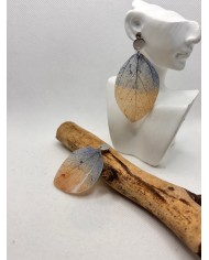 EDICIÓN LIMITADA pendientes artesanos de hoja natural