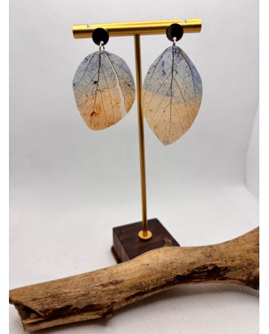 EDICIÓN LIMITADA pendientes artesanos de hoja natural