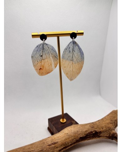 EDICIÓN LIMITADA pendientes artesanos de hoja natural