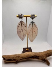 EDICIÓN LIMITADA pendientes artesanos de hoja natural