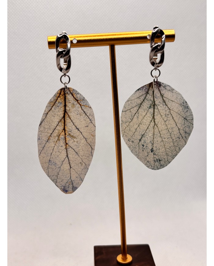 EDICIÓN LIMITADA pendientes artesanos de hoja natural