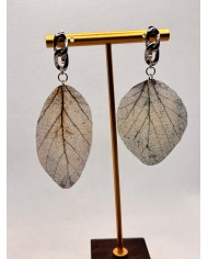 EDICIÓN LIMITADA pendientes artesanos de hoja natural