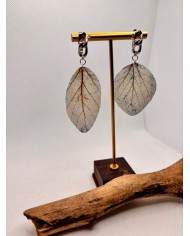 EDICIÓN LIMITADA pendientes artesanos de hoja natural