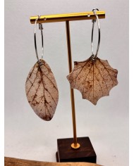 EDICIÓN LIMITADA pendientes artesanos de hoja natural