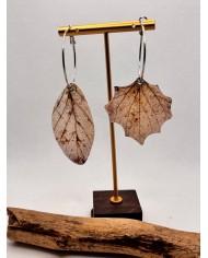 EDICIÓN LIMITADA pendientes artesanos de hoja natural