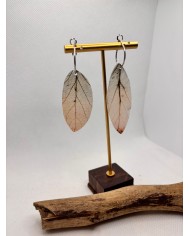 EDICIÓN LIMITADA pendientes artesanos de hoja natural