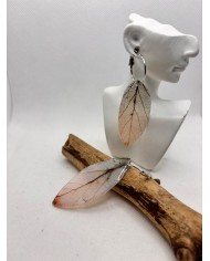 EDICIÓN LIMITADA pendientes artesanos de hoja natural