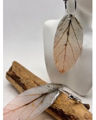 EDICIÓN LIMITADA pendientes artesanos de hoja natural
