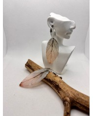 EDICIÓN LIMITADA pendientes artesanos de hoja natural